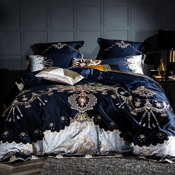 1000TC Egyptian Cotton Luxury Embroidery Duvet Cover | Yedwo