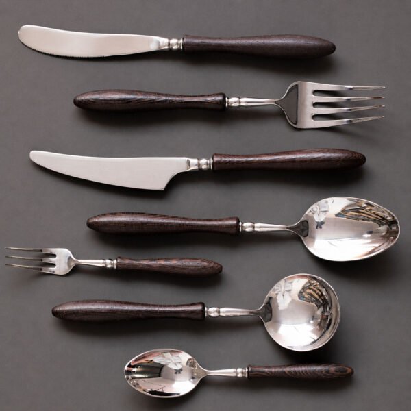France Luxury Vintage Wooden Handle Cutlery Set | Yedwo