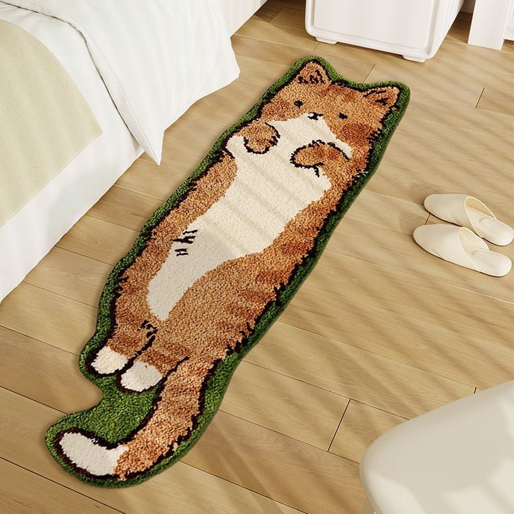Funny Cute Lazy Cat Quiet Indoor Rug | Yedwo Home - Image 10