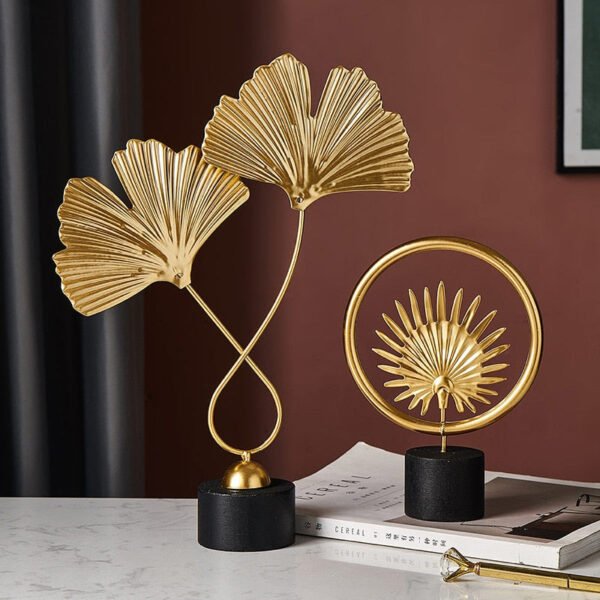 Gold Leaf Decorations with Base | Yedwo