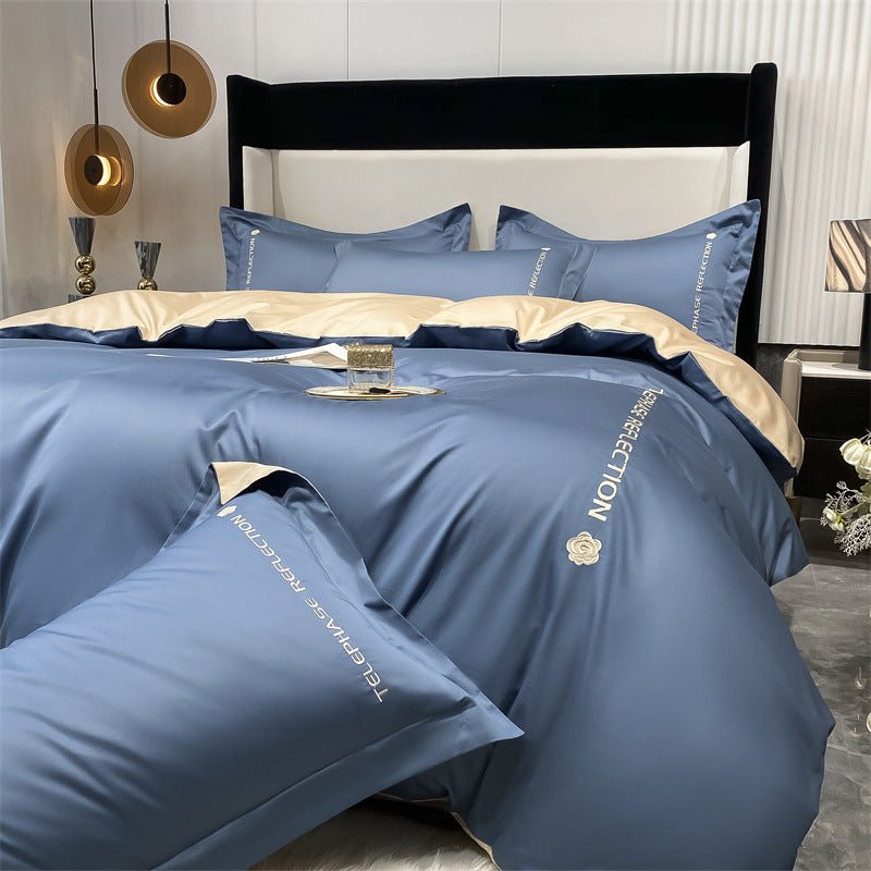 MEETRA 160S Luxury Soft Egyptian Cotton Duvet Cover | Yedwo Home - Image 4