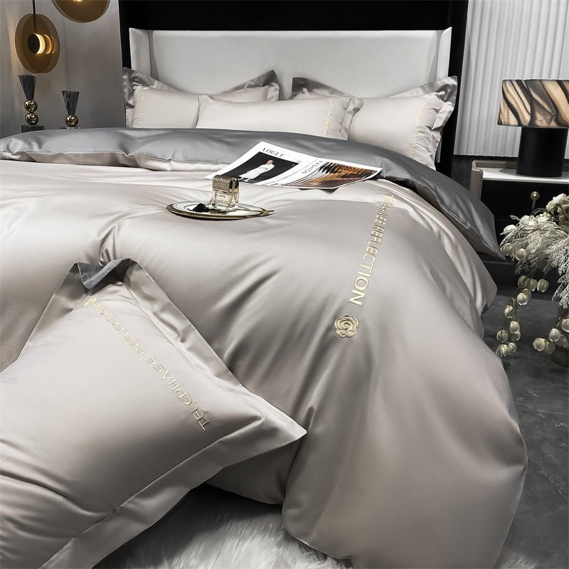 MEETRA 160S Luxury Soft Egyptian Cotton Duvet Cover | Yedwo Home - Image 6