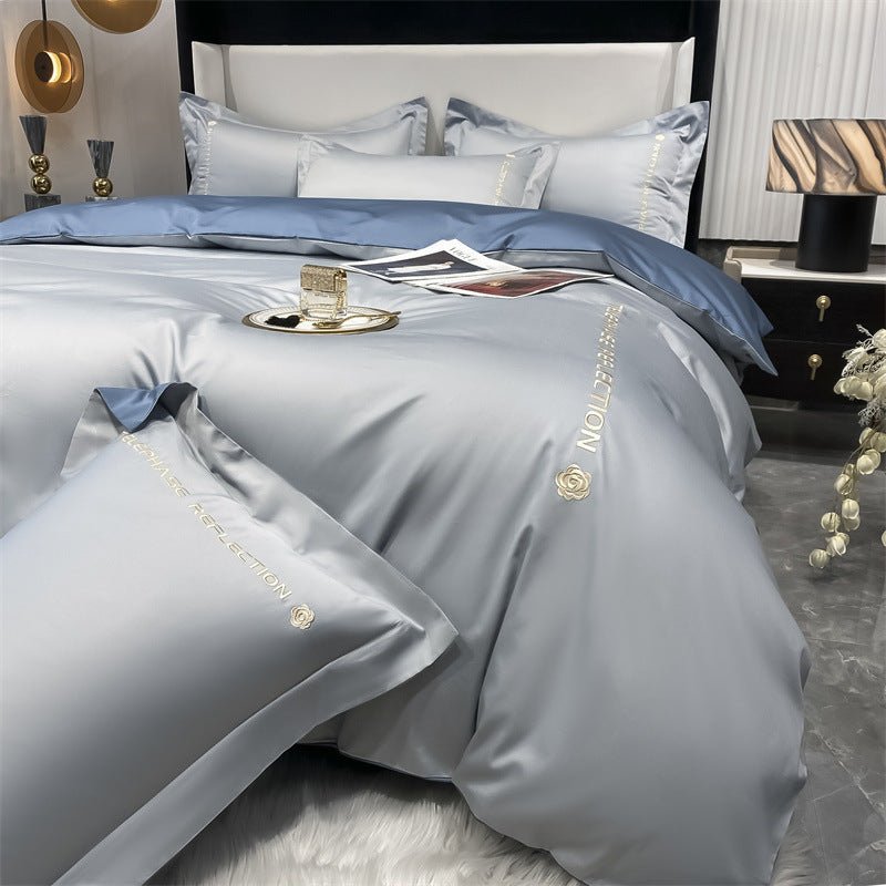 MEETRA 160S Luxury Soft Egyptian Cotton Duvet Cover | Yedwo Home - Image 7