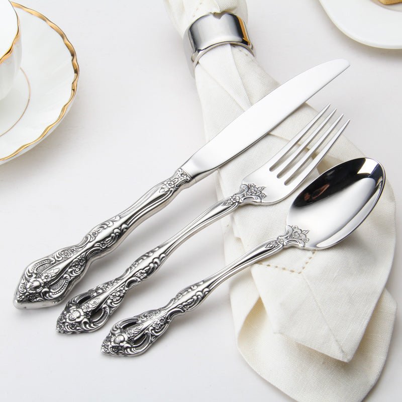 Michelangelo Vintage Gold-Plated Stainless Steel Cutlery Set | Yedwo - Image 16