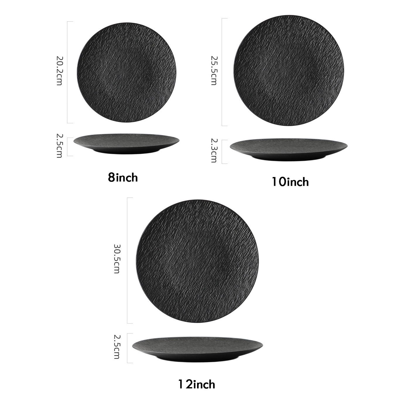 Minimalist Ceramic Round Steak and Pasta Plate | Yedwo Design - Image 4