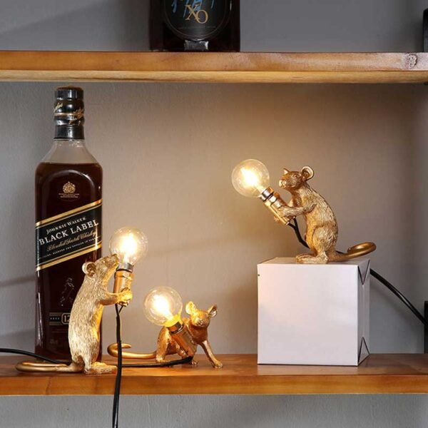 Mouse Shape Resin Table Lamp | YEDWO DESIGN