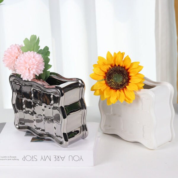 Modern Creative Weaving Ceramic Vase | Yedwo Design