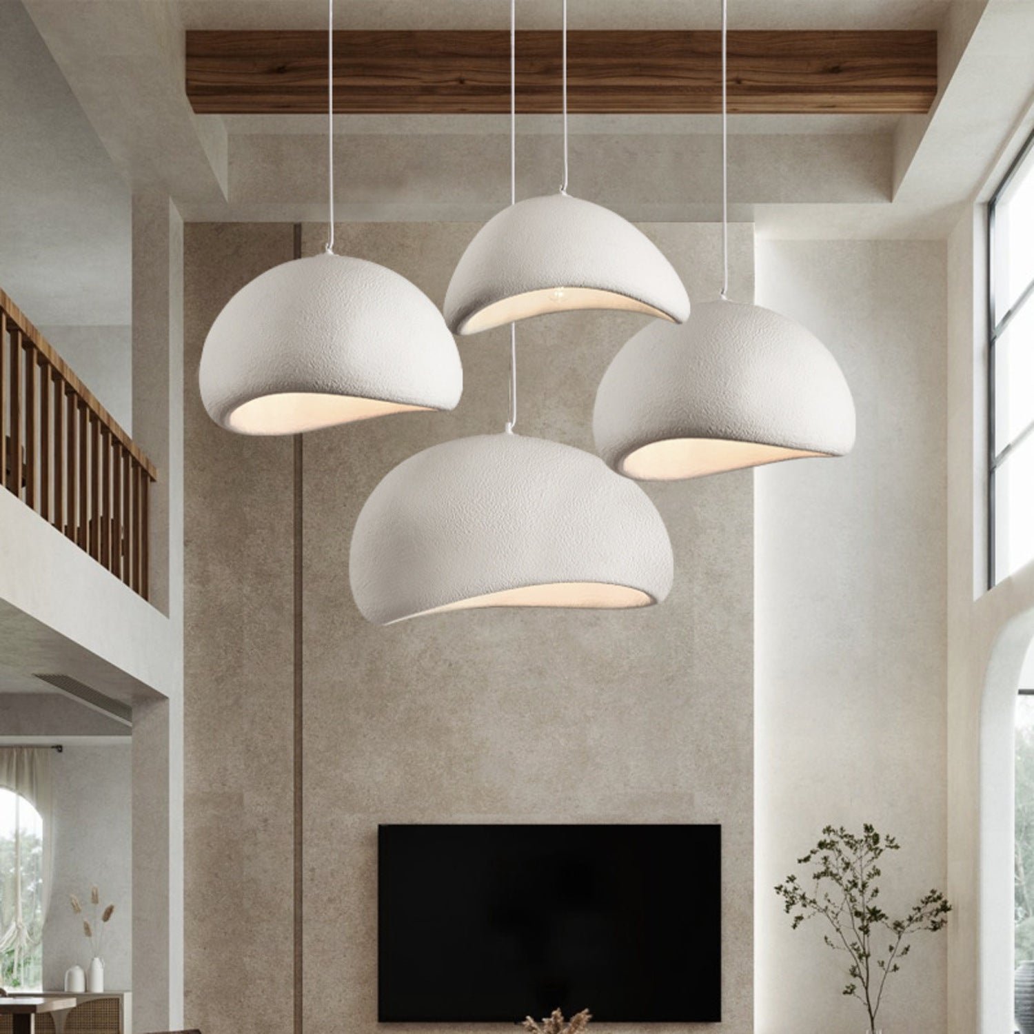 Nordic Minimalist Wabi Sabi Led Pendant | Yedwo Home - Image 3