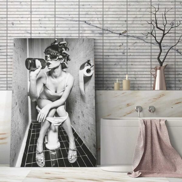 Porcelain Drinking Princess Wall Art