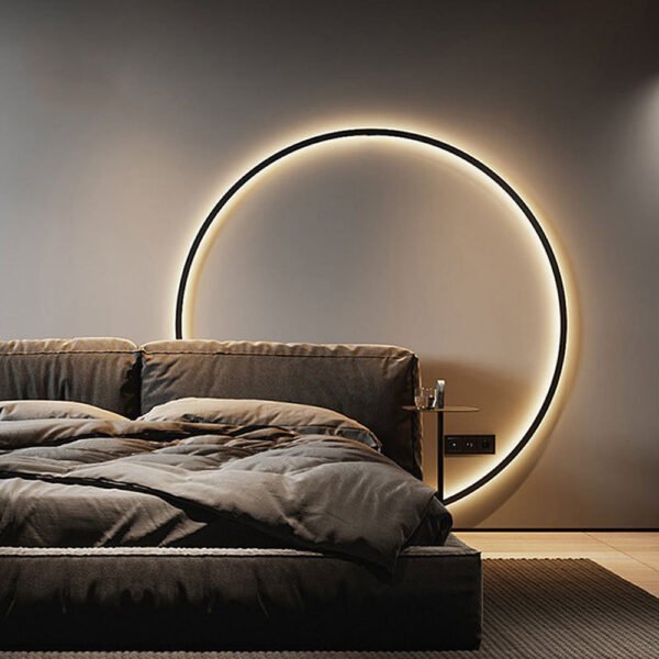 Simple Circle Background Decoration Lamps | Yedwo Design